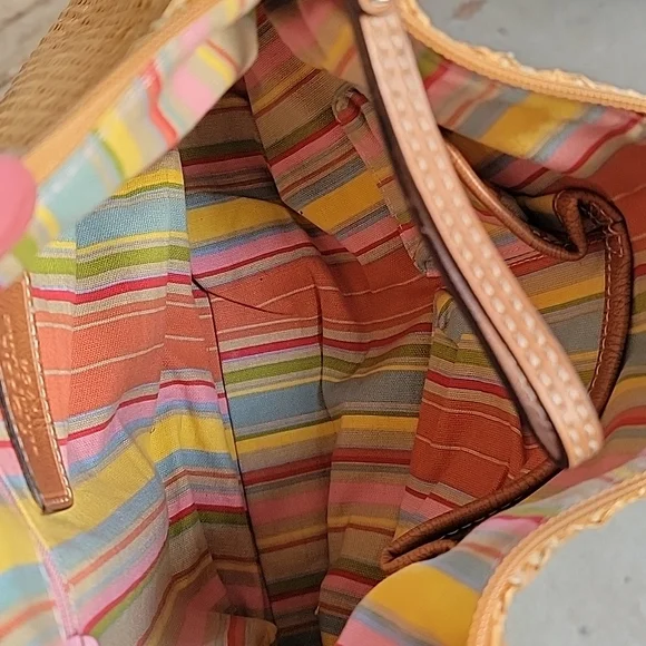 🍃 Fossil women's staw bag purse - Picture 5 of 6